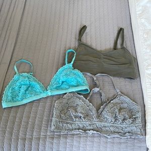 Aerie Bralettes Bundle Medium and Large